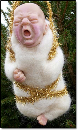demon child crhistmas ornament